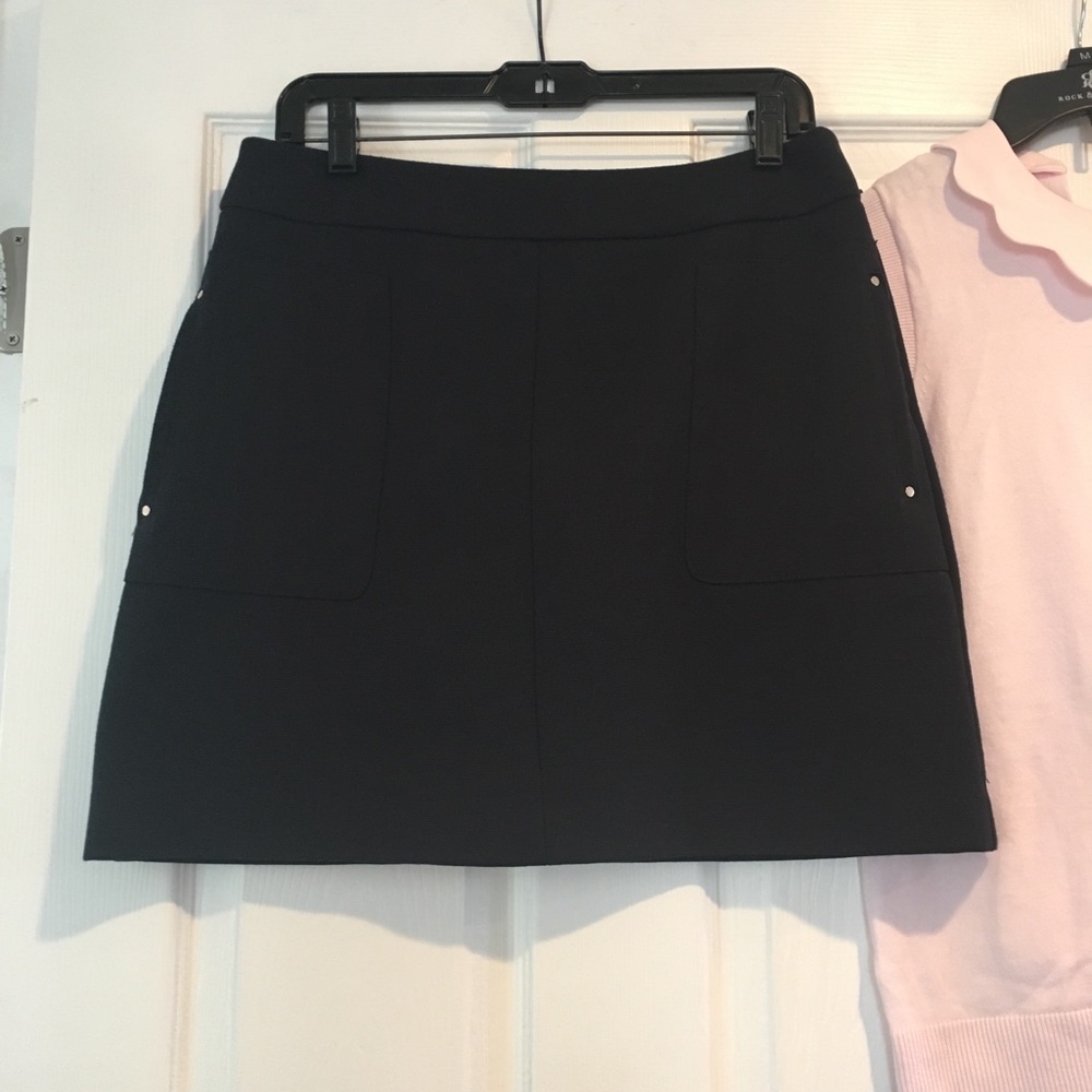 H&M NAVY BLUE MINI A-LINE SKIRT